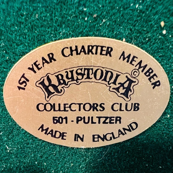 Krystonia Figurine.  Baby Dragon with Crystal 5” tall. - Picture 4 of 4